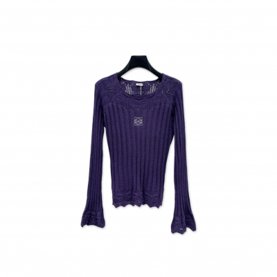 LOEWE OPENWORK KNIT LONG SLEEVE